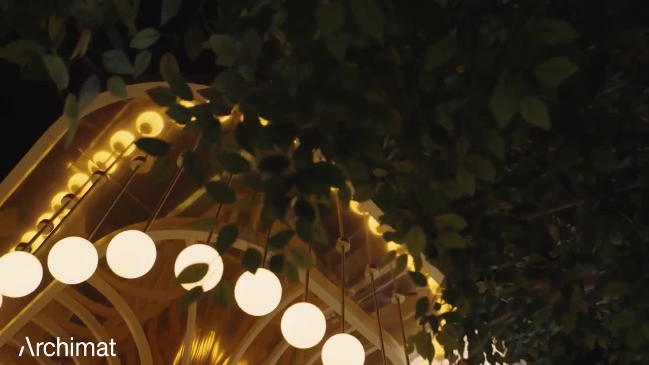 Another frame from the Archimat film showing details and atmosphere at Houston Bar Lounge